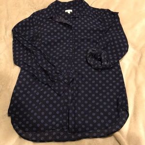 Talbots long-sleeve woven top